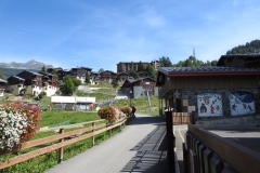 road in Montchavin la Plagne