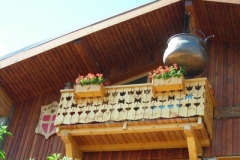 balcony in the village