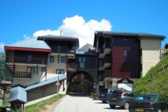 porch of Montchavin La plagne